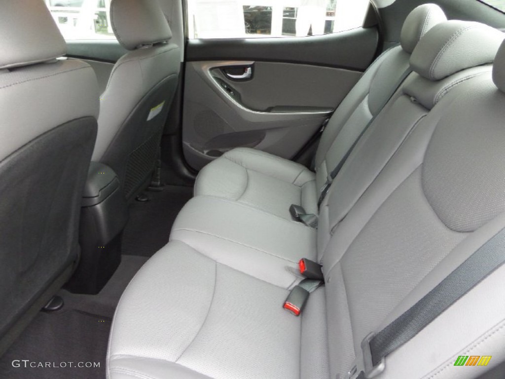 2014 Elantra Limited Sedan - Black / Gray photo #12