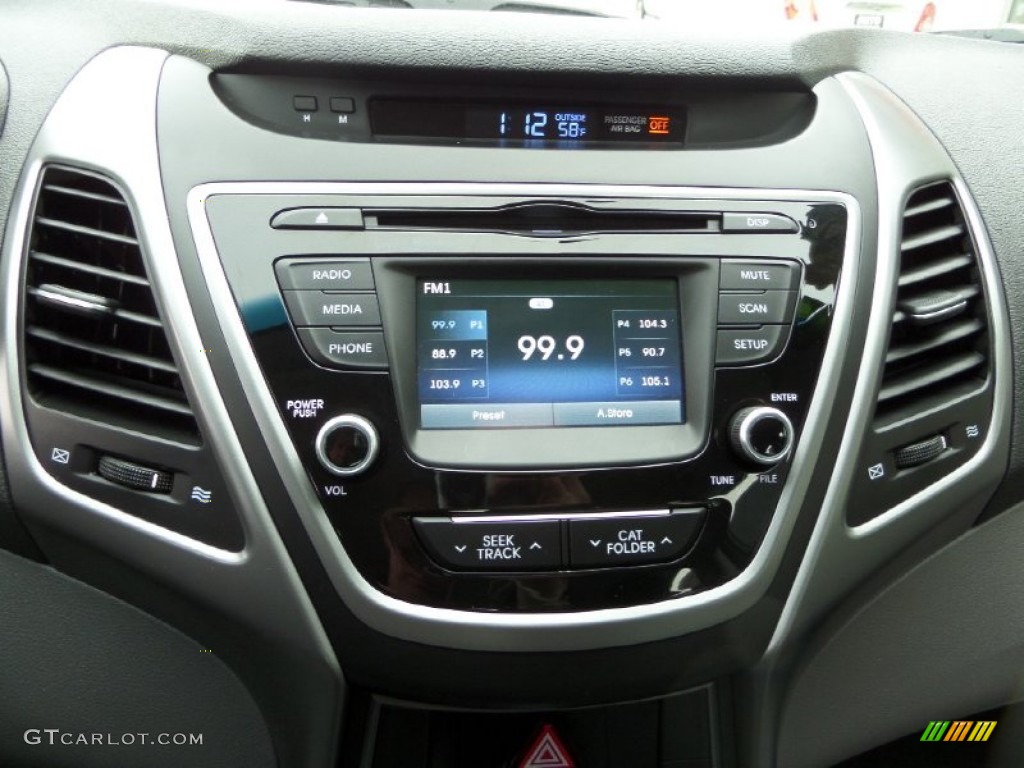 2014 Elantra Limited Sedan - Black / Gray photo #17