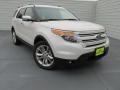 2015 White Platinum Ford Explorer Limited  photo #1