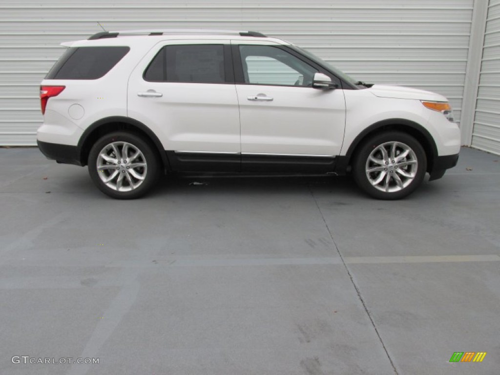 2015 Explorer Limited - White Platinum / Pecan photo #3