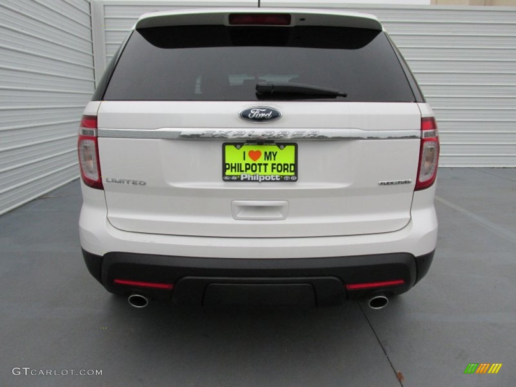 2015 Explorer Limited - White Platinum / Pecan photo #5