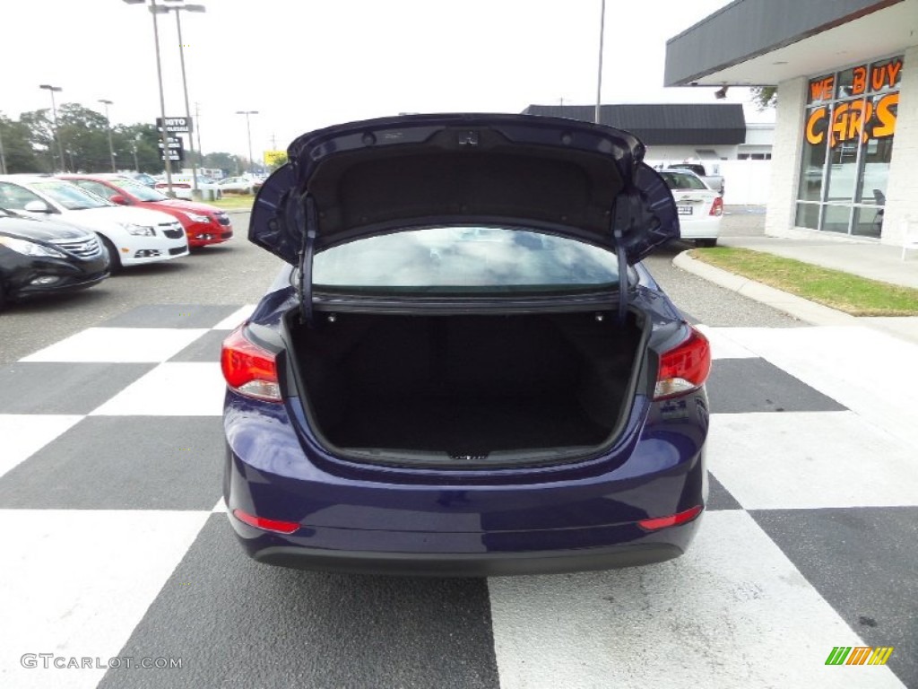2014 Elantra Limited Sedan - Blue / Gray photo #5