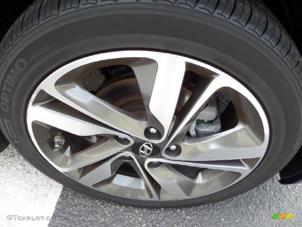 2014 Elantra Limited Sedan - Blue / Gray photo #7