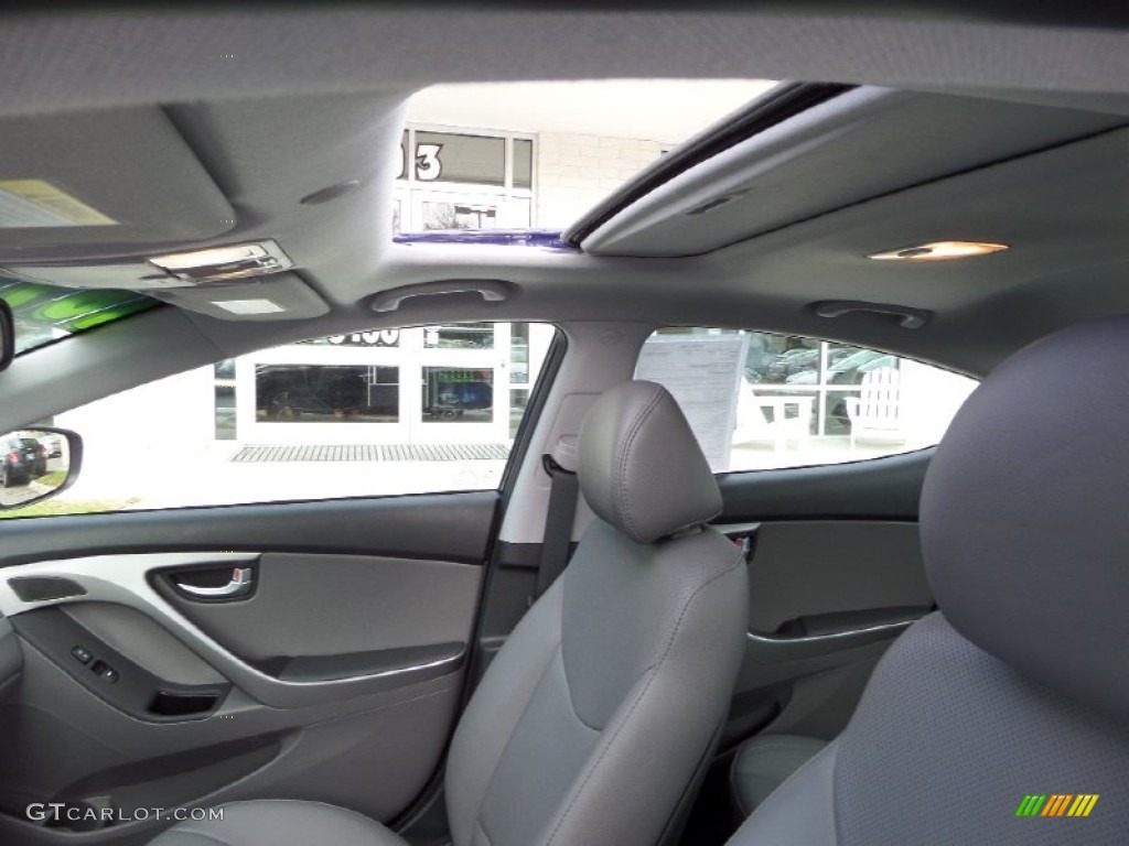 2014 Elantra Limited Sedan - Blue / Gray photo #11