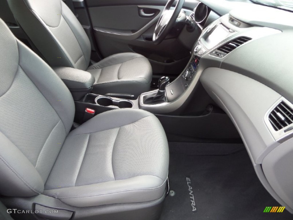 2014 Elantra Limited Sedan - Blue / Gray photo #13