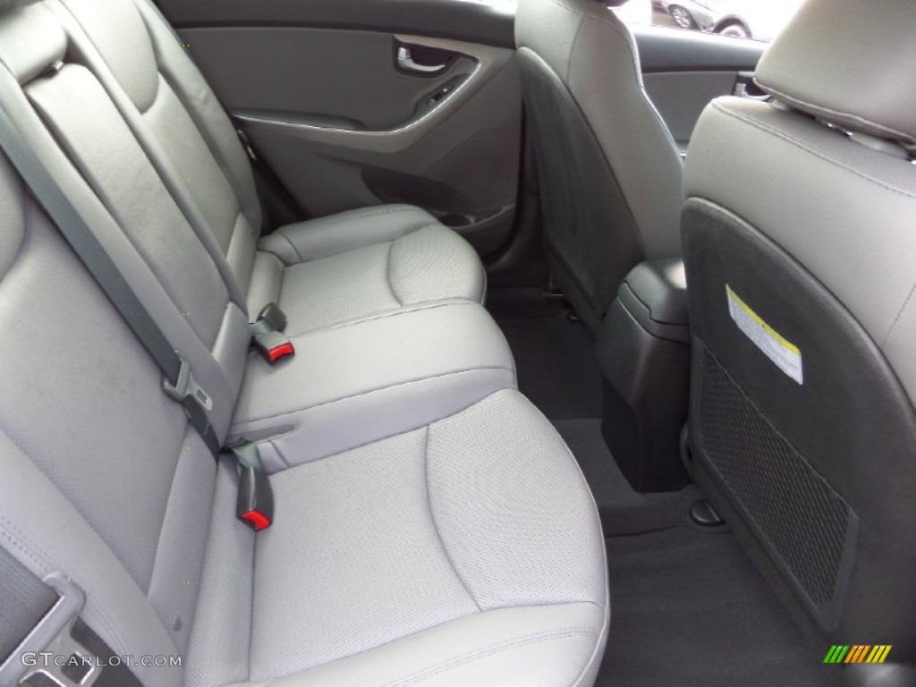 2014 Elantra Limited Sedan - Blue / Gray photo #14