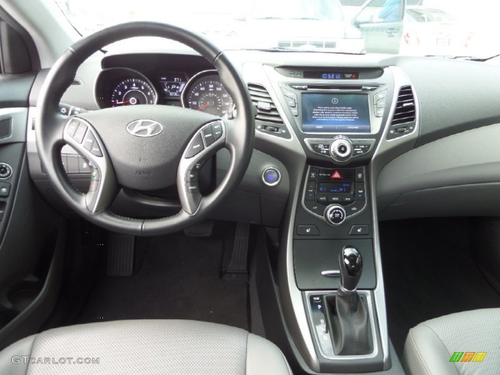 2014 Elantra Limited Sedan - Blue / Gray photo #15