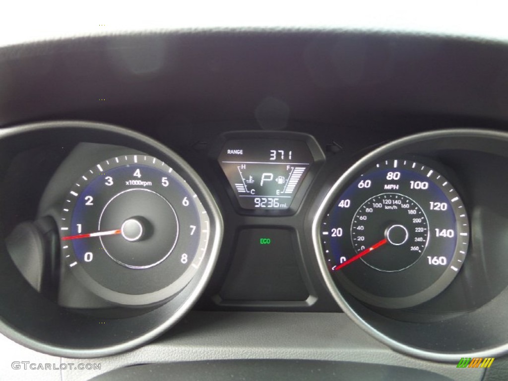 2014 Elantra Limited Sedan - Blue / Gray photo #16
