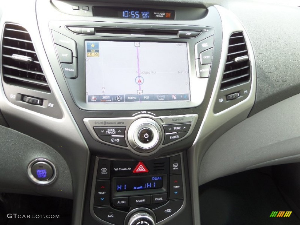 2014 Elantra Limited Sedan - Blue / Gray photo #17