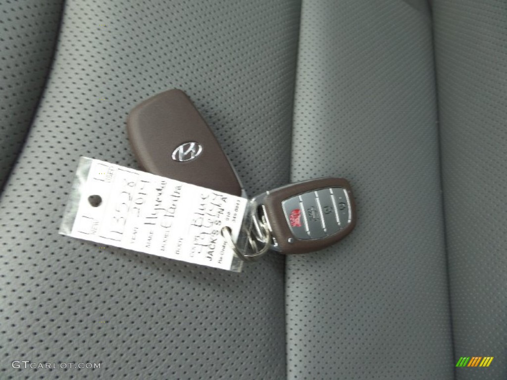 2014 Elantra Limited Sedan - Blue / Gray photo #20