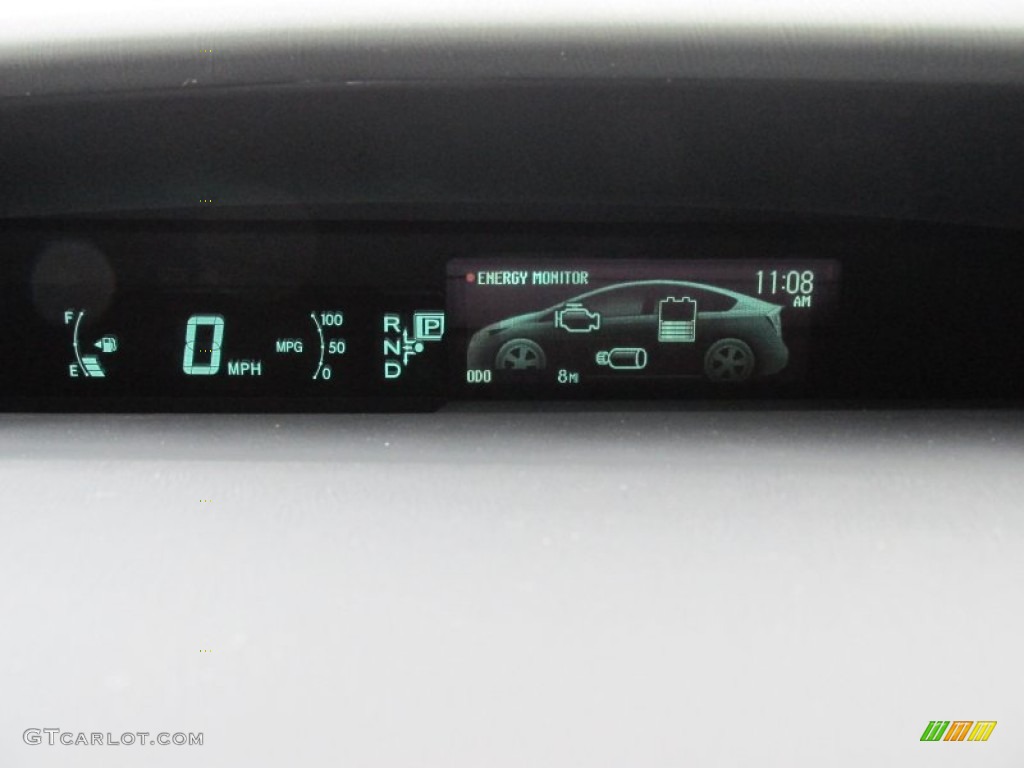 2015 Prius Two Hybrid - Blizzard Pearl / Bisque photo #28