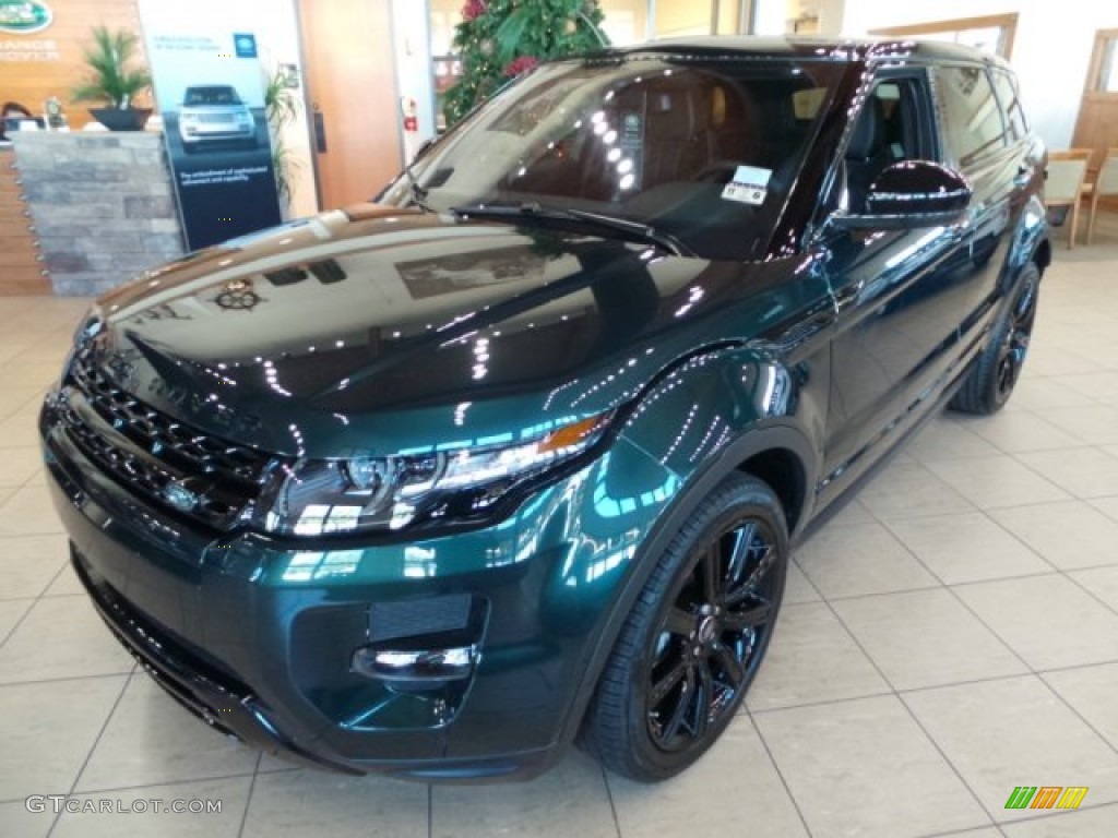 Aintree Green Metallic 2015 Land Rover Range Rover Evoque Dynamic Exterior Photo #99593761