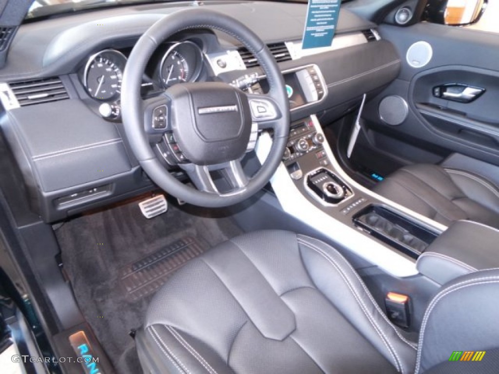 Dynamic Ebony Interior 2015 Land Rover Range Rover Evoque Dynamic Photo #99593875