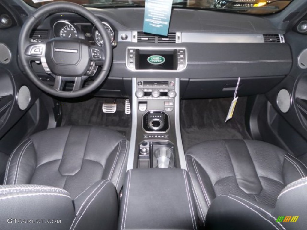 2015 Land Rover Range Rover Evoque Dynamic Dynamic Ebony Dashboard Photo #99593989
