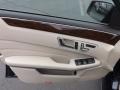 2015 Mercedes-Benz E Silk Beige/Espresso Brown Interior Door Panel Photo