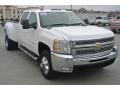 Summit White - Silverado 3500HD LTZ Crew Cab 4x4 Dually Photo No. 1