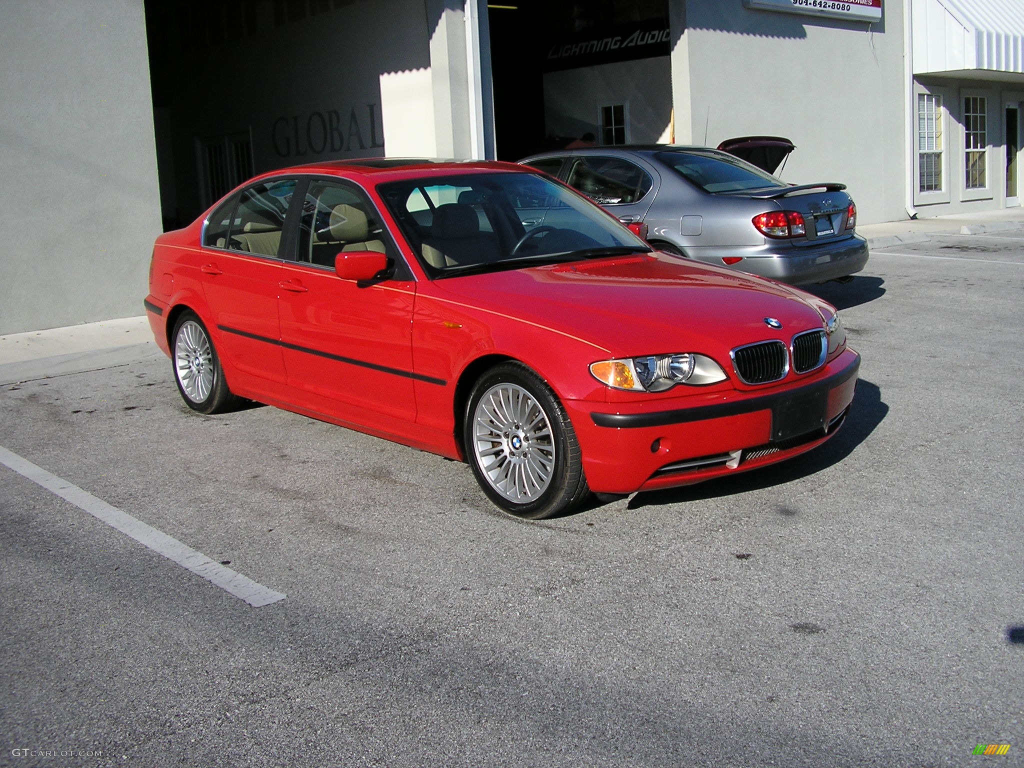 2004 5 Series 530i Sedan - Bright Red / Beige photo #8