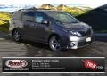 2015 Predawn Gray Mica Toyota Sienna SE  photo #1