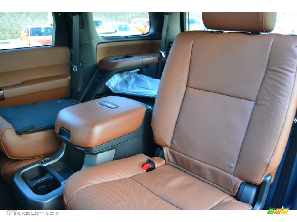 2015 Toyota Sequoia Platinum 4x4 Rear Seat Photo #99597945