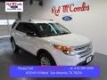 2015 Oxford White Ford Explorer XLT  photo #1