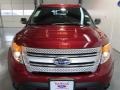 2015 Ruby Red Ford Explorer XLT  photo #2