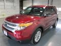 2015 Ruby Red Ford Explorer XLT  photo #3