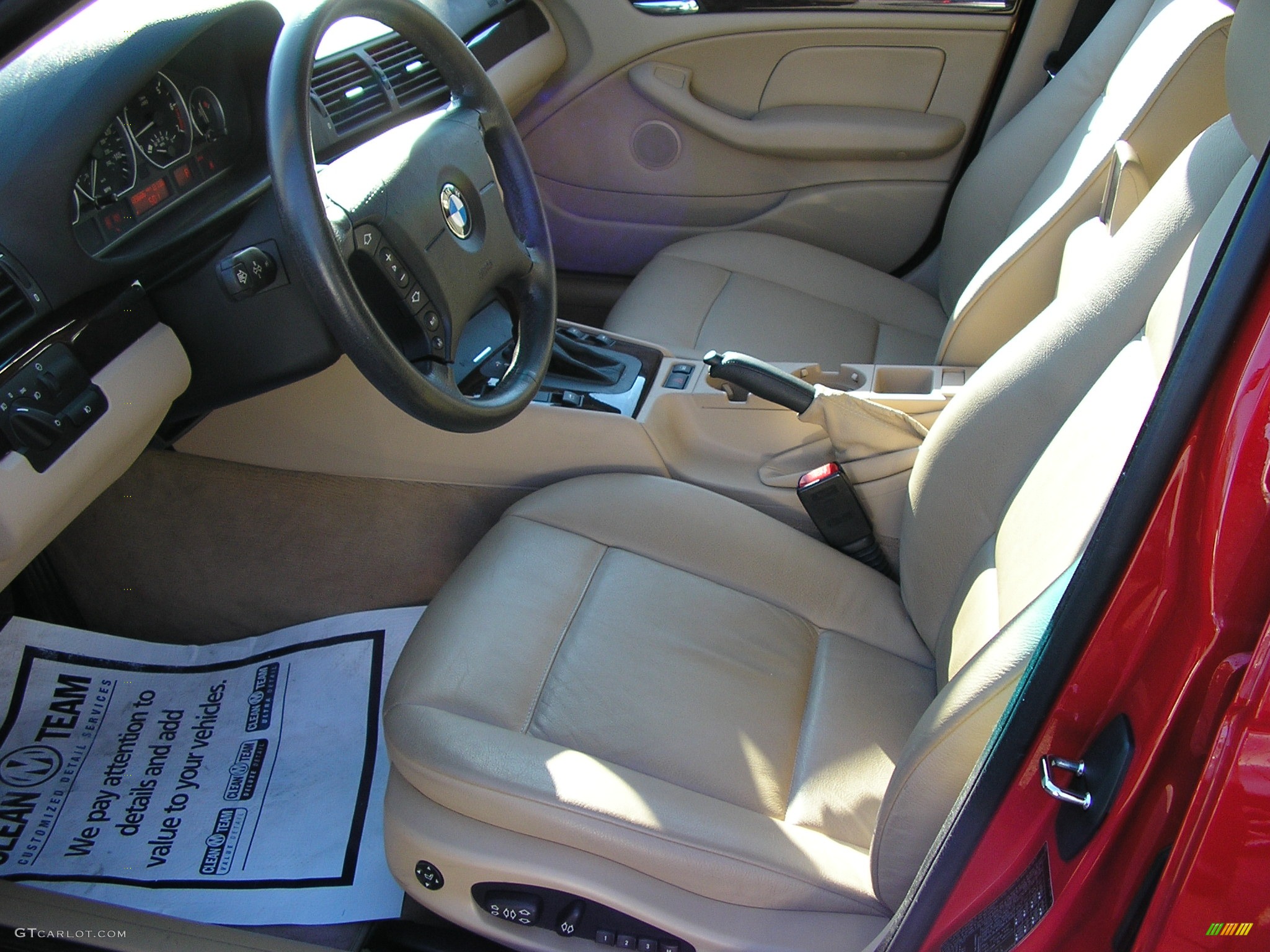 2004 5 Series 530i Sedan - Bright Red / Beige photo #9