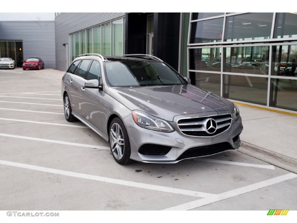 2015 E 350 4Matic Wagon - Palladium Silver Metallic / Black photo #1