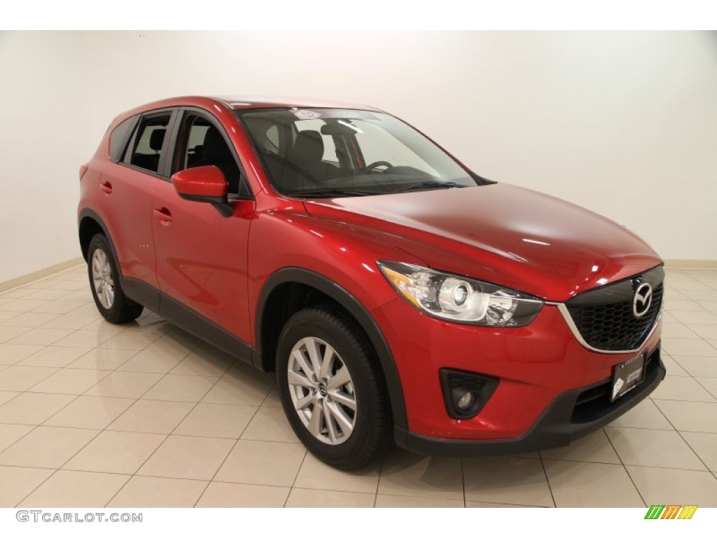 2015 CX-5 Touring AWD - Soul Red Metallic / Black photo #1