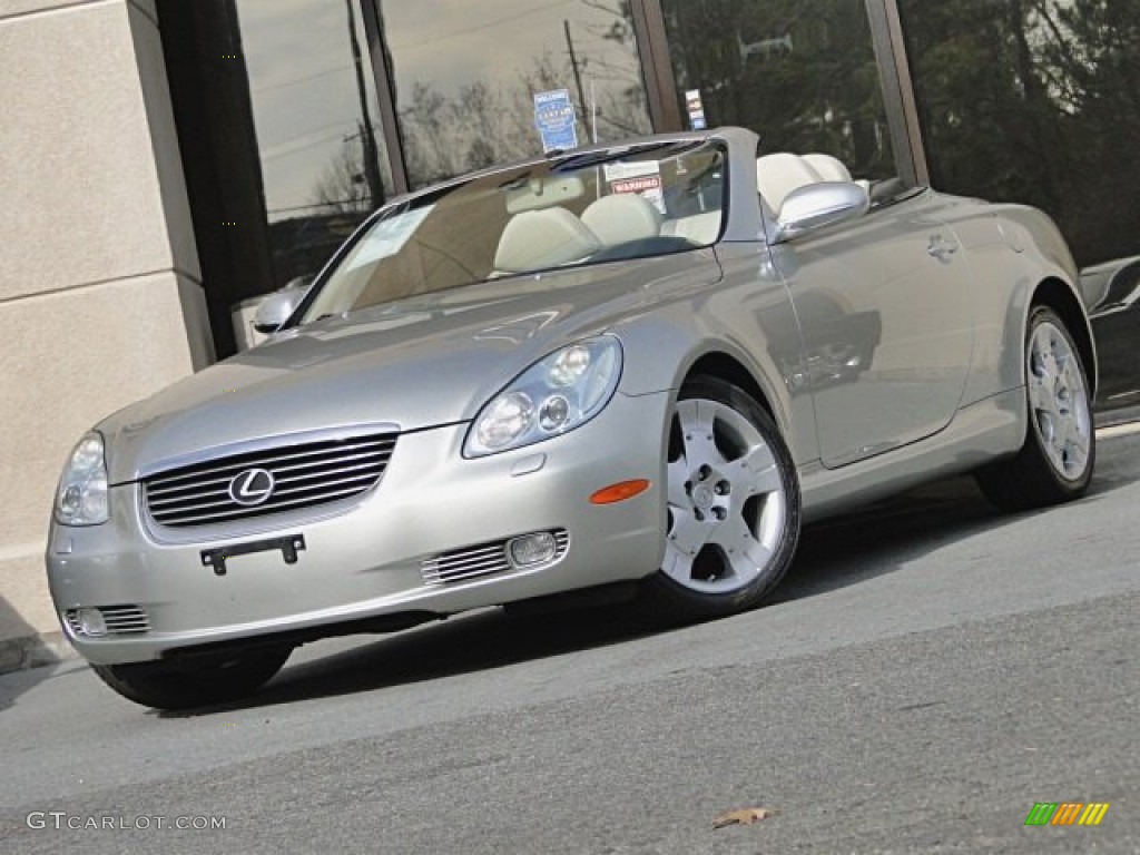 2004 SC 430 - Millennium Silver Metallic / Ecru photo #2
