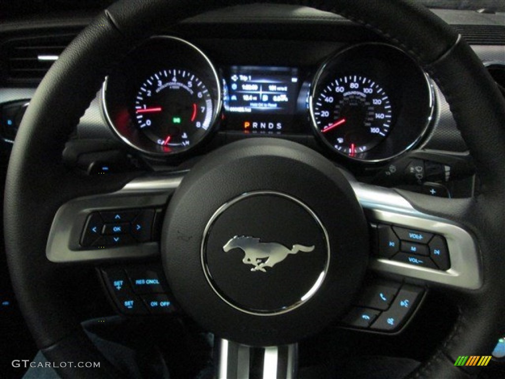 2015 Mustang GT Coupe - Ingot Silver Metallic / Ebony photo #19