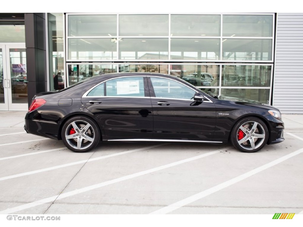 Black 2015 Mercedes-Benz S 63 AMG 4Matic Sedan Exterior Photo #99601848