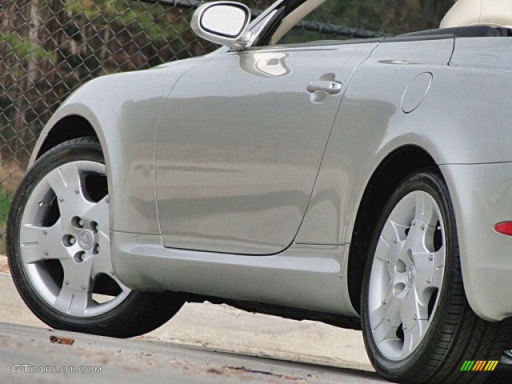 2004 SC 430 - Millennium Silver Metallic / Ecru photo #25