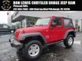 Flame Red 2007 Jeep Wrangler X 4x4