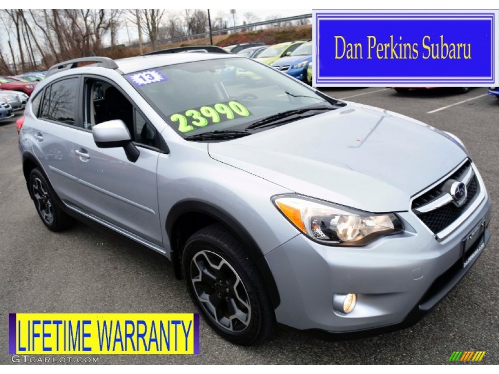 2013 XV Crosstrek 2.0 Premium - Ice Silver Metallic / Black photo #1