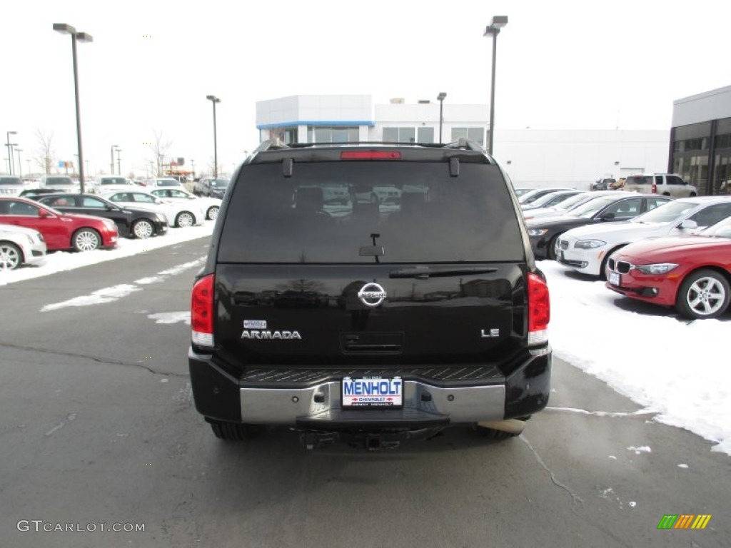 2007 Armada SE 4x4 - Galaxy Black / Graphite/Titanium photo #5