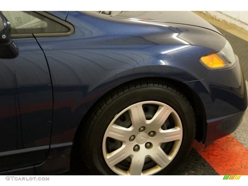 2007 Civic LX Sedan - Royal Blue Pearl / Gray photo #39