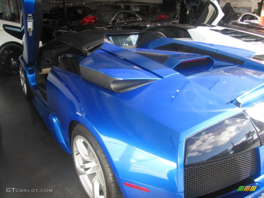 2006 Murcielago Roadster - Blu Nova (Blue Pearl) / Ivory/Blue Delphinus photo #14