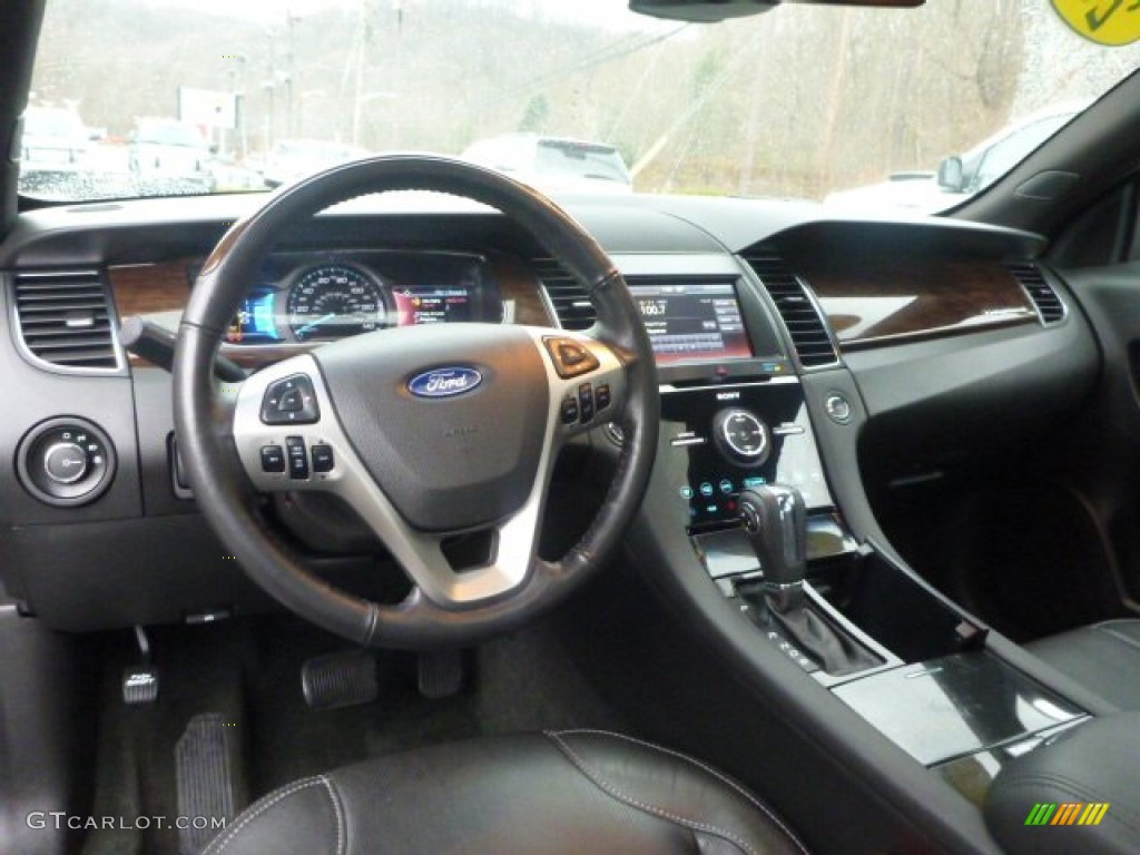 2014 Taurus Limited AWD - Tuxedo Black / Charcoal Black photo #16