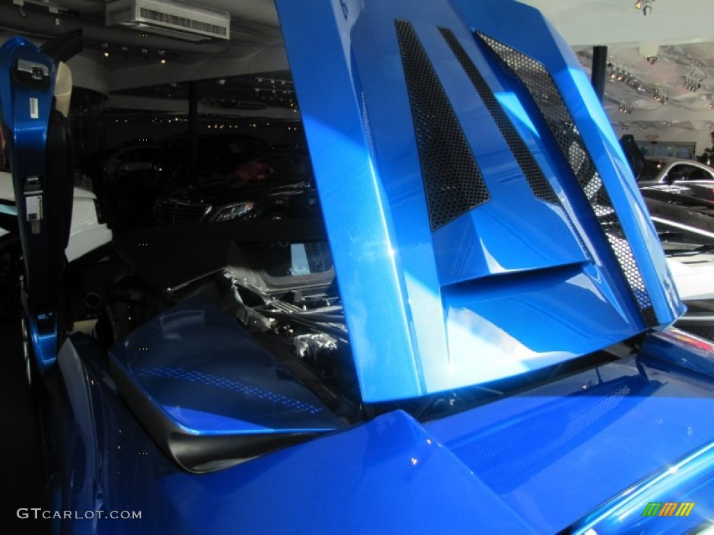 2006 Murcielago Roadster - Blu Nova (Blue Pearl) / Ivory/Blue Delphinus photo #34