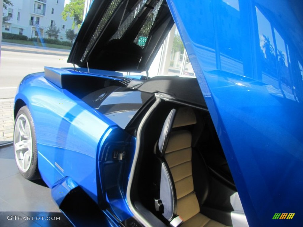 2006 Murcielago Roadster - Blu Nova (Blue Pearl) / Ivory/Blue Delphinus photo #36