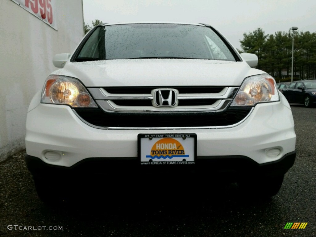 2011 CR-V EX-L 4WD - Taffeta White / Black photo #4