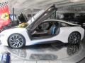 Crystal White Pearl Metallic 2014 BMW i8 Giga World