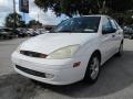 2003 Cloud 9 White Ford Focus LX Sedan  photo #7