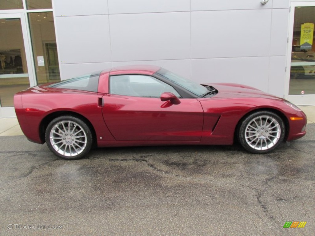 2007 Corvette Coupe - Monterey Red Metallic / Ebony photo #2