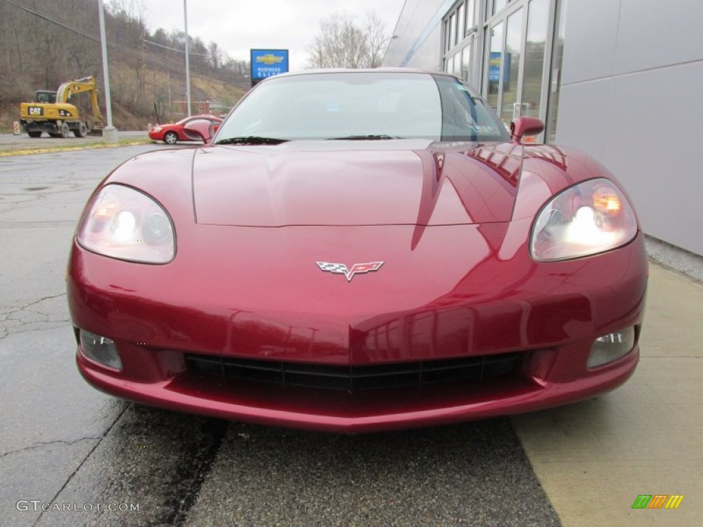 2007 Corvette Coupe - Monterey Red Metallic / Ebony photo #12