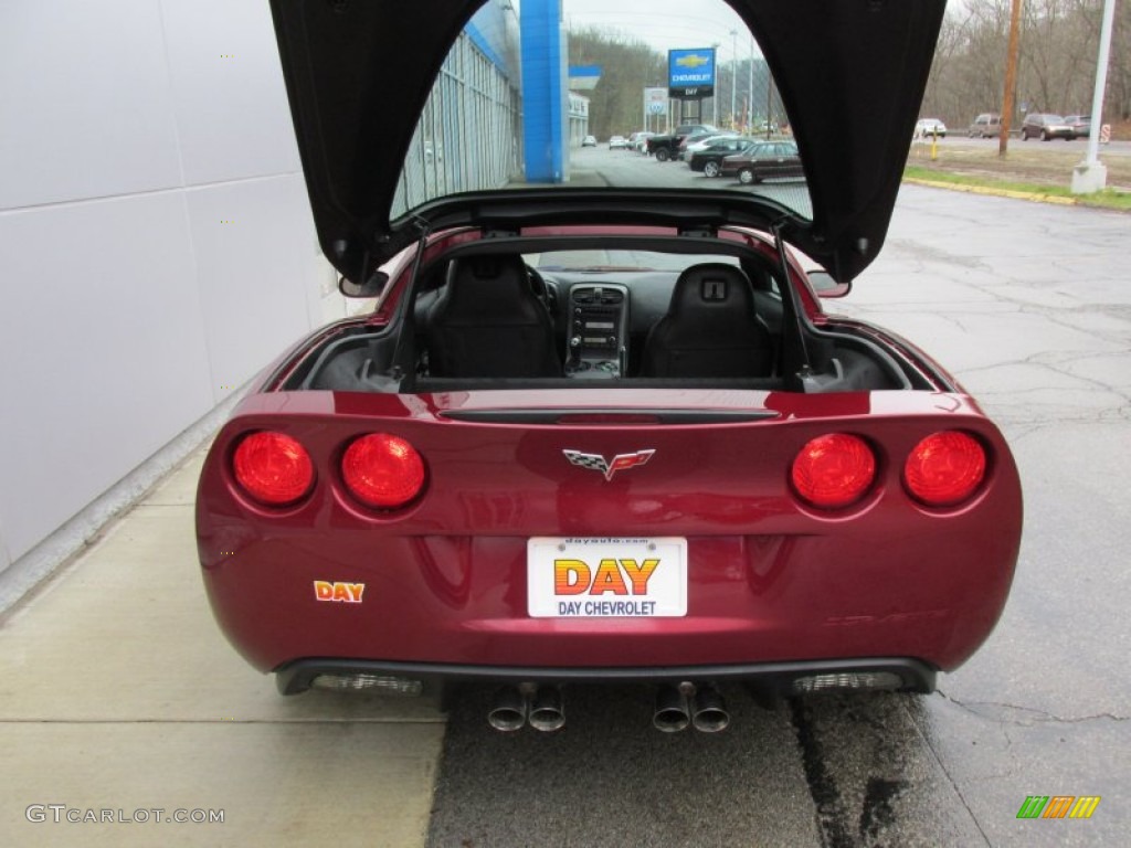 2007 Corvette Coupe - Monterey Red Metallic / Ebony photo #15