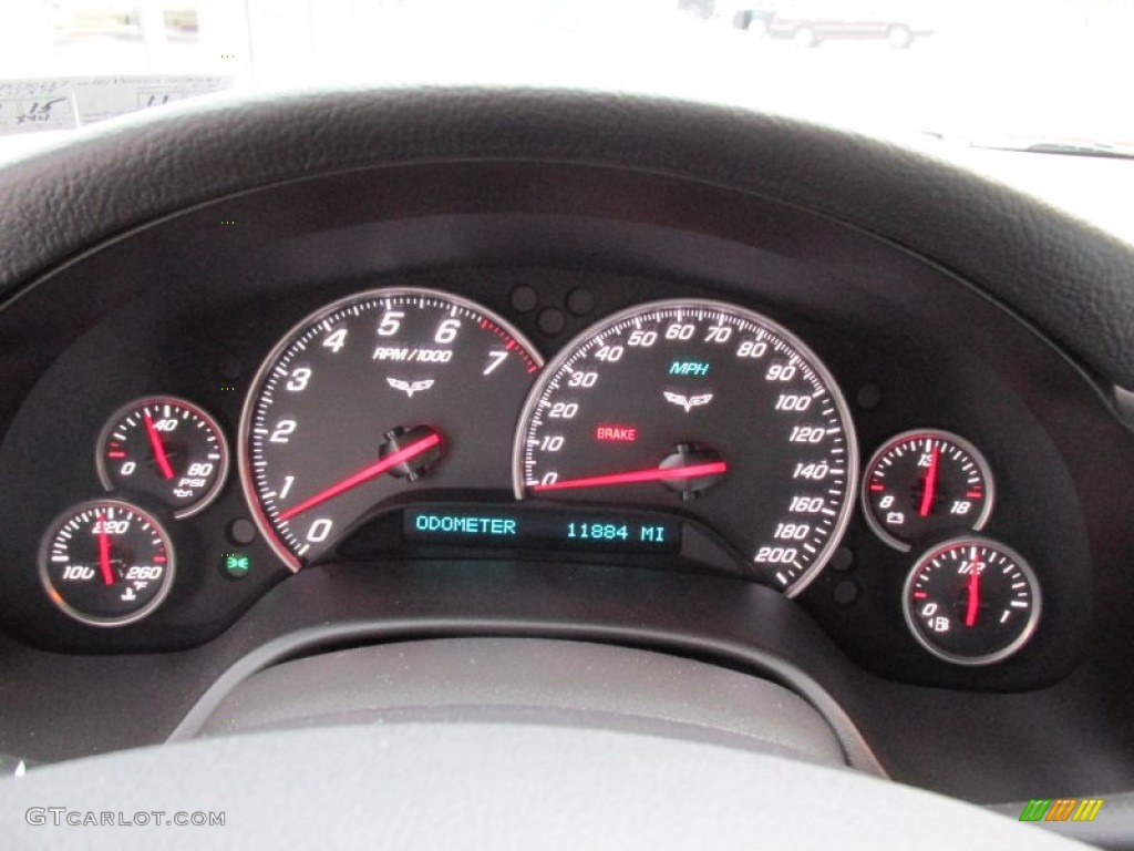 2007 Chevrolet Corvette Coupe Gauges Photo #99610943