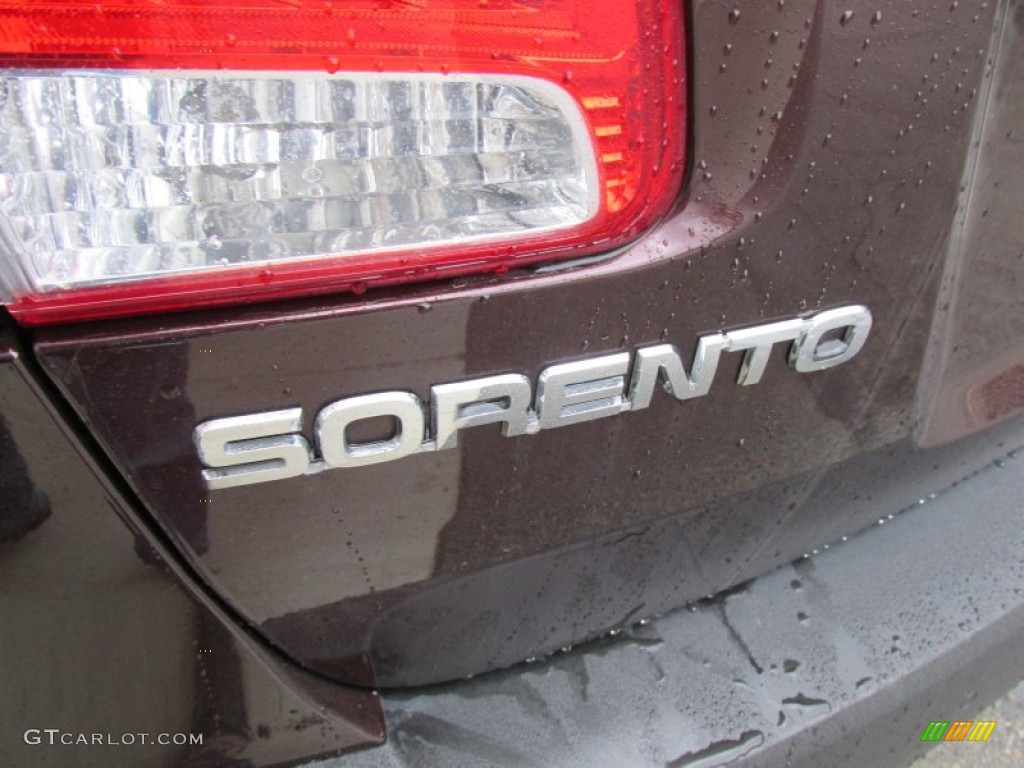2011 Sorento LX AWD - Dark Cherry / Black photo #7
