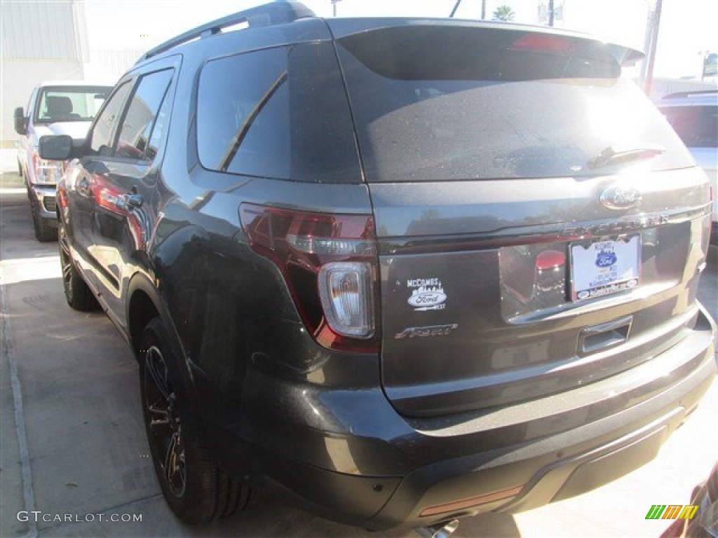 2015 Explorer Sport 4WD - Magnetic / Sport Charcoal Black photo #2